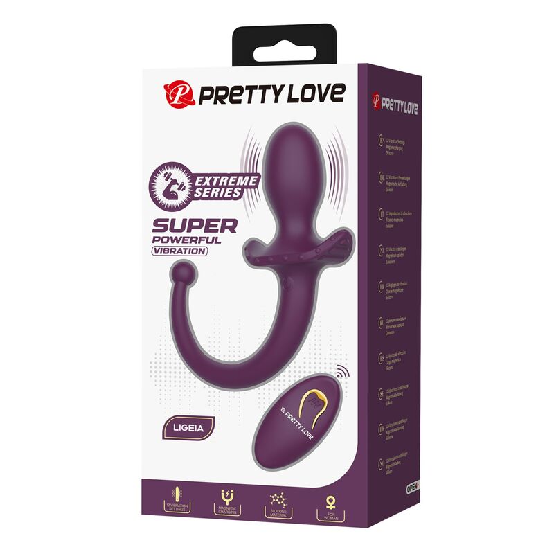 Pretty Love - Lioea Plug Anal Vibrant Avec Queue 12 Fonctions Télécommande Violette 4 PRETTY LOVE - LIOEA PLUG ANAL VIBRANT AVEC QUEUE 12 FONCTIONS TÉLÉCOMMANDE VIOLETTE – Image 4