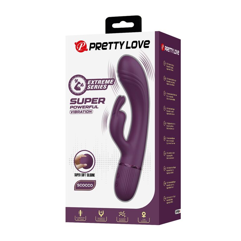 Pretty Love - Rocco Vibrateur Lapin Rechargeable 10 Fonctions Violet 3 PRETTY LOVE - ROCCO VIBRATEUR LAPIN RECHARGEABLE 10 FONCTIONS VIOLET – Image 3