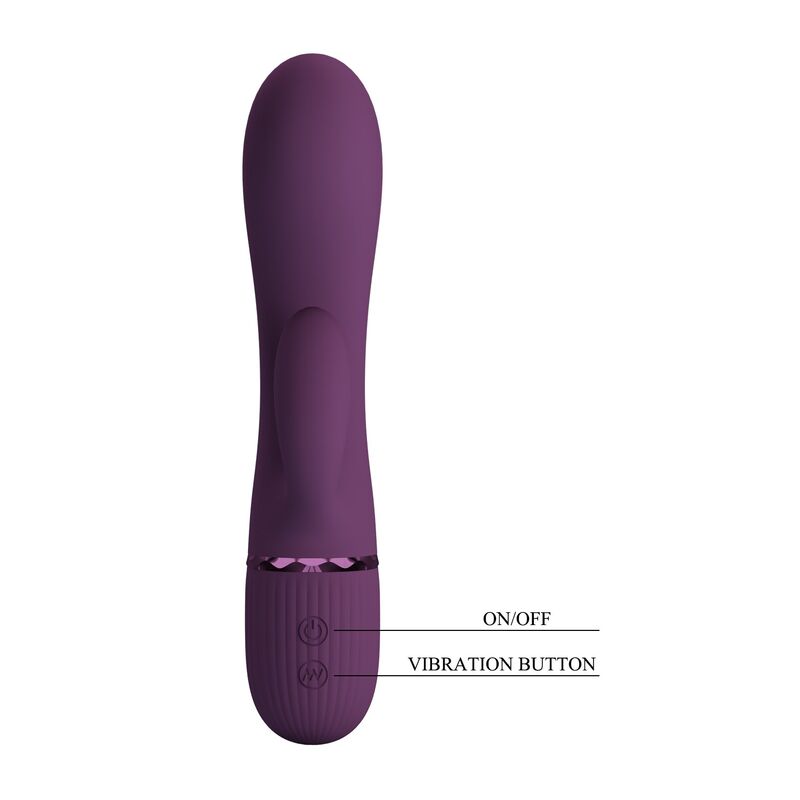 Pretty Love - Margie Vibrateur Lapin Rechargeable 10 Fonctions Violet 4 PRETTY LOVE - MARGIE VIBRATEUR LAPIN RECHARGEABLE 10 FONCTIONS VIOLET – Image 4