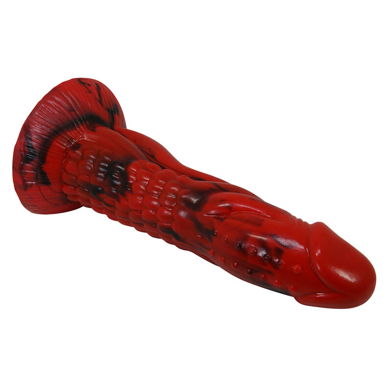 Power Monsters - Godemiché Minotaure Fantasy Avec Ventouse 21 Cm Ø 5 Cm Rouge Et Noir 4 POWER MONSTERS - GODEMICHÉ MINOTAURE FANTASY AVEC VENTOUSE 21 CM Ø 5 CM ROUGE ET NOIR – Image 4