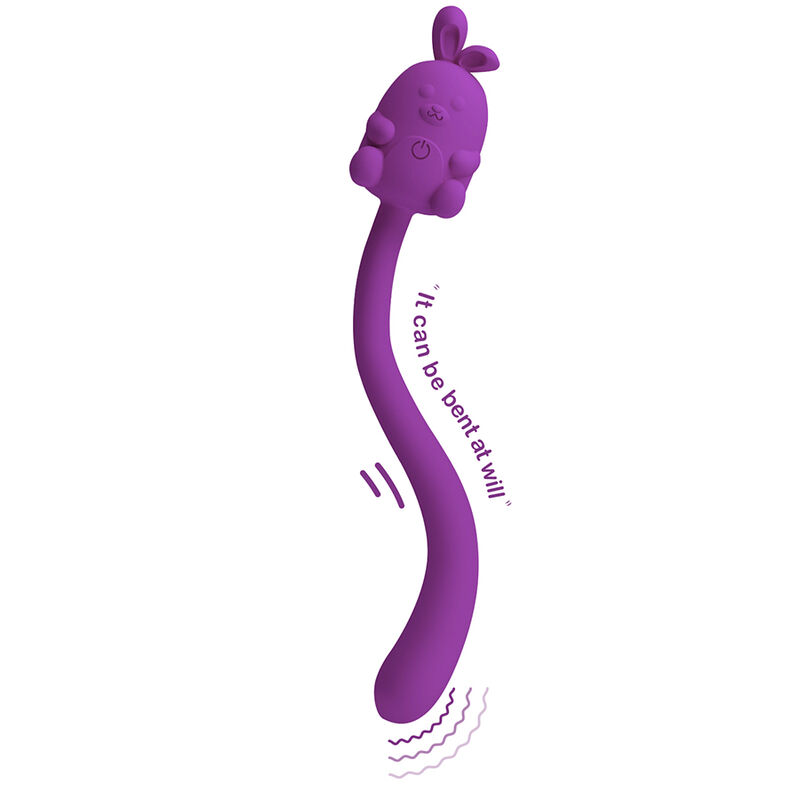 Pretty Love - Bâton Vibrant Flexible Lapin Mignon Rechargeable Usb Violet 5 PRETTY LOVE - BÂTON VIBRANT FLEXIBLE LAPIN MIGNON RECHARGEABLE USB VIOLET – Image 5