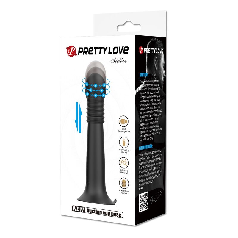 Pretty Love - Stella Masseur Rotatif Et À Poussée Rechargeable Par Usb 3 PRETTY LOVE - STELLA MASSEUR ROTATIF ET À POUSSÉE RECHARGEABLE PAR USB – Image 3