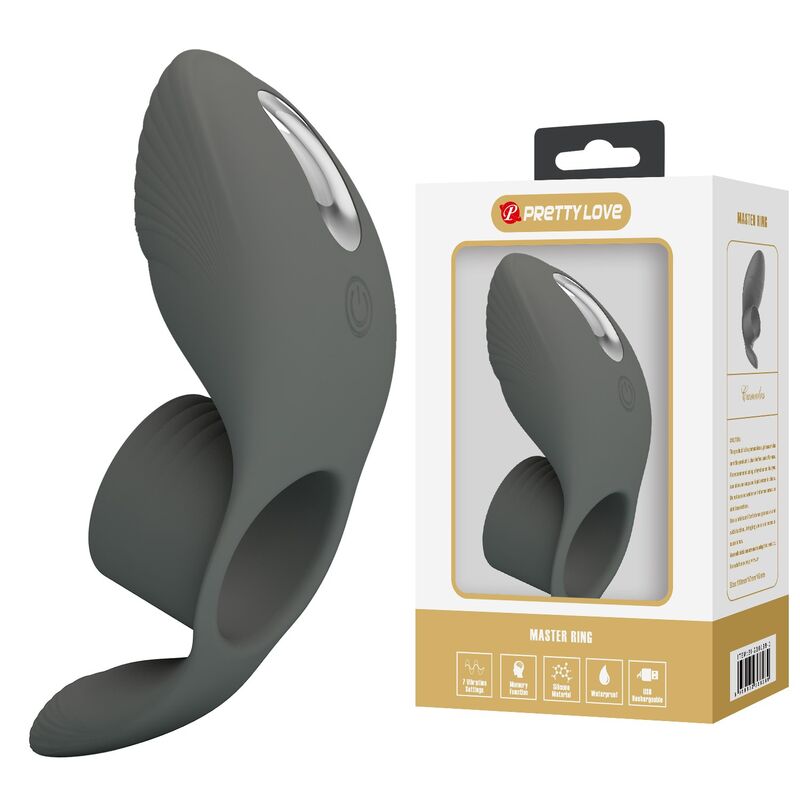 Pretty Love - Anneau Vibrant Rechargeable À Double Stimulation 4 PRETTY LOVE - ANNEAU VIBRANT RECHARGEABLE À DOUBLE STIMULATION – Image 4