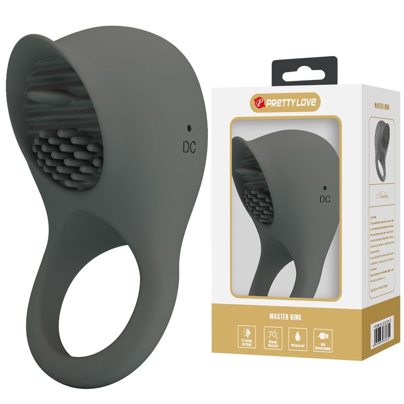 Pretty Love - Anneau Vibrant Rechargeable Avec Stimulation Orale 2 PRETTY LOVE - ANNEAU VIBRANT RECHARGEABLE AVEC STIMULATION ORALE – Image 2
