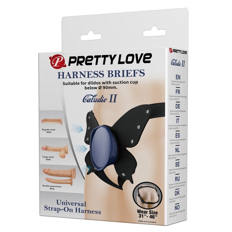 Pretty Love - Slip Harnais Universel À Bretelles Noires Et Bleues 3 PRETTY LOVE - SLIP HARNAIS UNIVERSEL À BRETELLES NOIRES ET BLEUES – Image 3
