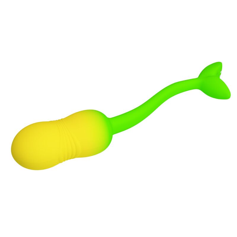 Pretty Love - Œuf Vibrant Contrôlable Par Application Pulsen 12 Fonctions Rechargeable Par Usb Vert-Jaune 5 PRETTY LOVE - ŒUF VIBRANT CONTRÔLABLE PAR APPLICATION PULSEN 12 FONCTIONS RECHARGEABLE PAR USB VERT-JAUNE – Image 5