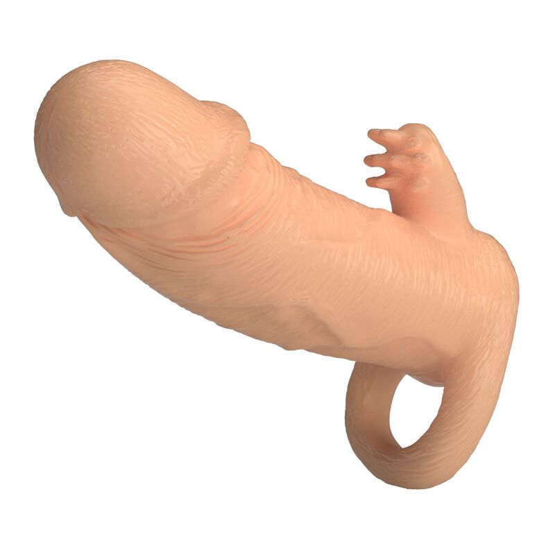 Pretty Love - Manchon D'Extension Pénienne Roderic 13 Cm Ø 3,8 Cm Naturel 5 PRETTY LOVE - MANCHON D'EXTENSION PÉNIENNE RODERIC 13 CM Ø 3,8 CM NATUREL – Image 5