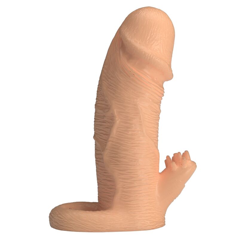 Pretty Love - Manchon D'Extension Pénienne Roderic 13 Cm Ø 3,8 Cm Naturel 3 PRETTY LOVE - MANCHON D'EXTENSION PÉNIENNE RODERIC 13 CM Ø 3,8 CM NATUREL – Image 3