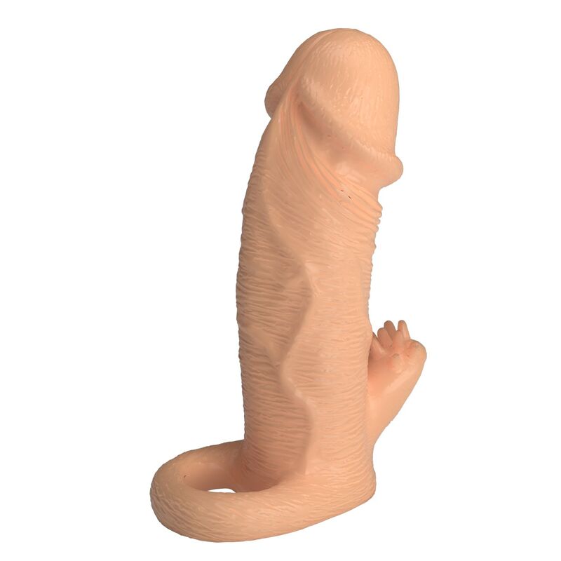 Pretty Love - Manchon D'Extension Pénienne Roderic 13 Cm Ø 3,8 Cm Naturel 4 PRETTY LOVE - MANCHON D'EXTENSION PÉNIENNE RODERIC 13 CM Ø 3,8 CM NATUREL – Image 4