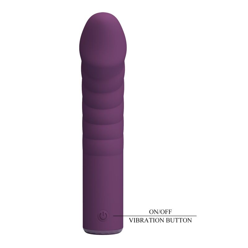 Pretty Love - Vibrateur Rechargeable Ryland 10 Fonctions Violet 2 PRETTY LOVE - VIBRATEUR RECHARGEABLE RYLAND 10 FONCTIONS VIOLET – Image 2