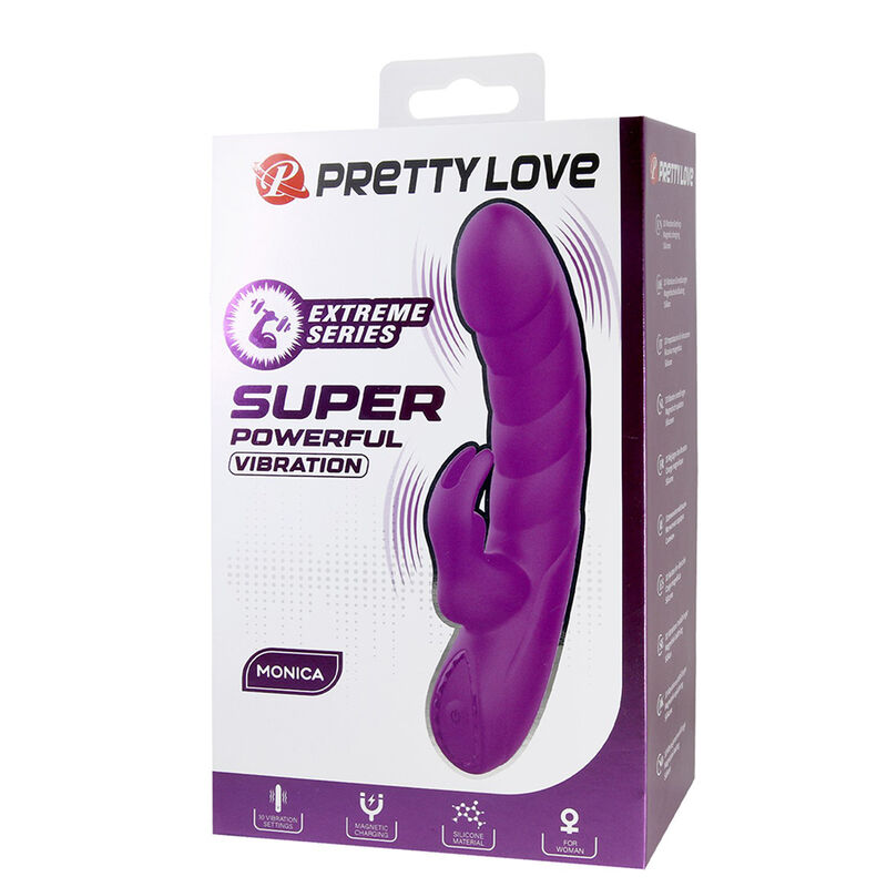 Pretty Love - Monica Vibrateur Rechargeable À Double Stimulation Point G Et Clitorial Violet 3 PRETTY LOVE - MONICA VIBRATEUR RECHARGEABLE À DOUBLE STIMULATION POINT G ET CLITORIAL VIOLET – Image 3