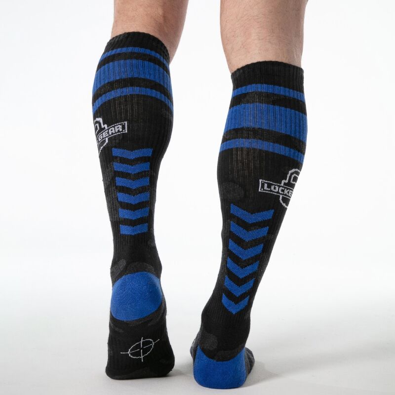 Locker Gear- Chaussettes Militaires Hautes Noires Taille Unique 2 LOCKER GEAR- CHAUSSETTES MILITAIRES HAUTES NOIRES TAILLE UNIQUE – Image 2