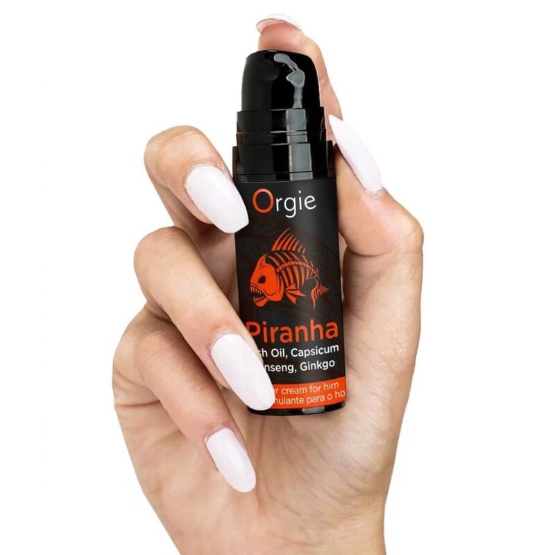 Orgie - Crème Énergisante Piranha Pour Lui 15 Ml 2 ORGIE - CRÈME ÉNERGISANTE PIRANHA POUR LUI 15 ML – Image 2