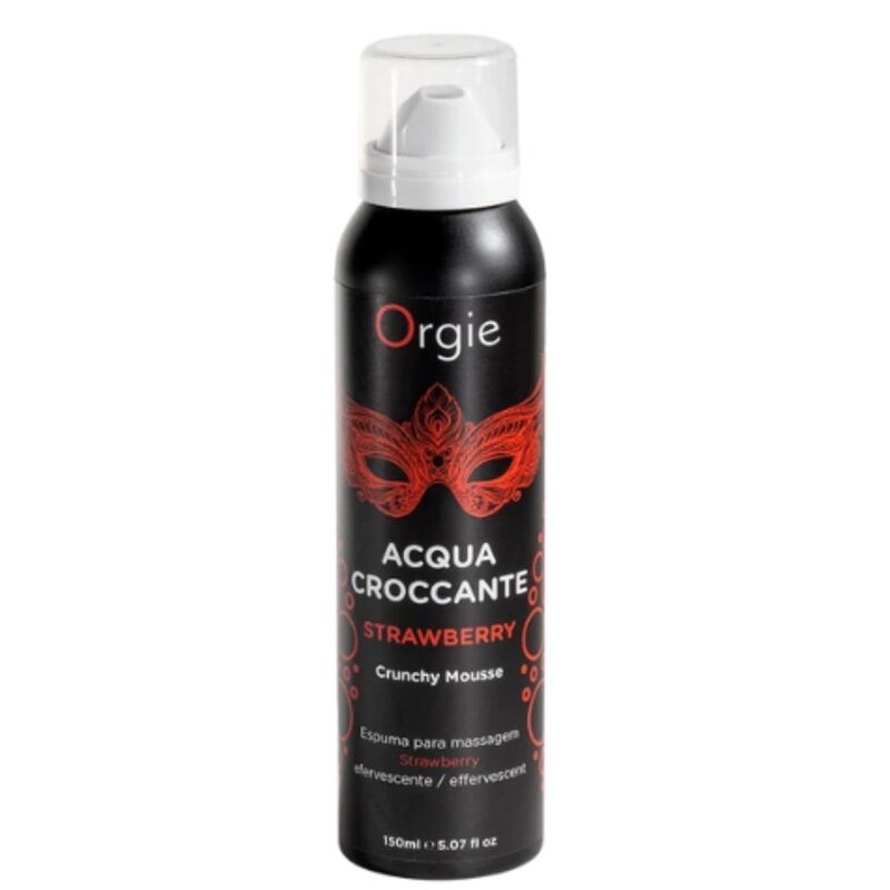 Orgie - Mousse De Massage Croquante À La Fraise Acqua Croccante 150 Ml 2 ORGIE - MOUSSE DE MASSAGE CROQUANTE À LA FRAISE ACQUA CROCCANTE 150 ML – Image 2