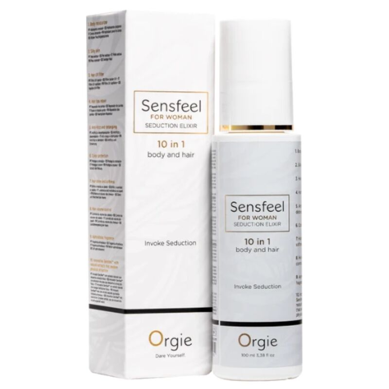 Orgie - Sensfeel Élixir De Séduction Pour Femme 10 En 1 Corps Et Cheveux 100 Ml 3 ORGIE - SENSFEEL ÉLIXIR DE SÉDUCTION POUR FEMME 10 EN 1 CORPS ET CHEVEUX 100 ML – Image 3