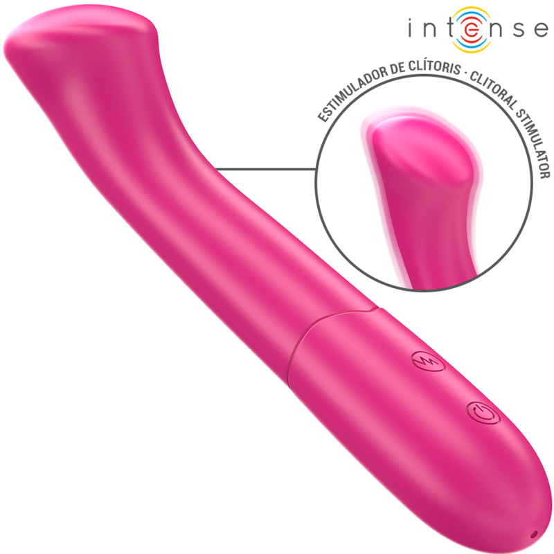 Intense - Paty 19 Cm Flexible 10 Vibrations Modèle 2 Rose 3 INTENSE - PATY 19 CM FLEXIBLE 10 VIBRATIONS MODÈLE 2 ROSE – Image 3