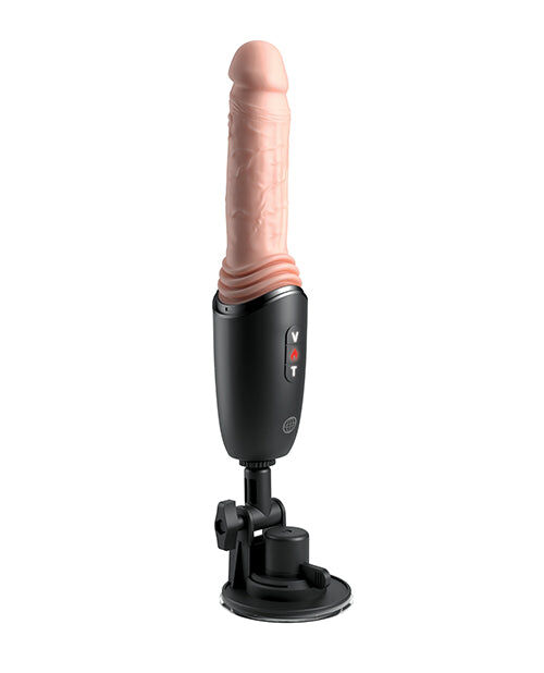 King Cock Plus - Godemichet En Silicone Professionnel Avec Accélérateur, Vibration Et Lumière Chauffante 12,7 Cm 3 KING COCK PLUS - GODEMICHET EN SILICONE PROFESSIONNEL AVEC ACCÉLÉRATEUR, VIBRATION ET LUMIÈRE CHAUFFANTE 12,7 CM – Image 3