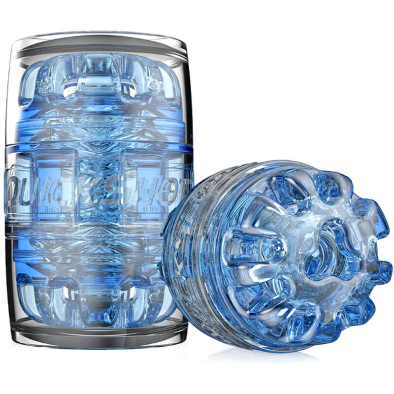 Fleshlight - Masturbateur Quickshot Turbo Bleu Glace 2 FLESHLIGHT - MASTURBATEUR QUICKSHOT TURBO BLEU GLACE – Image 2