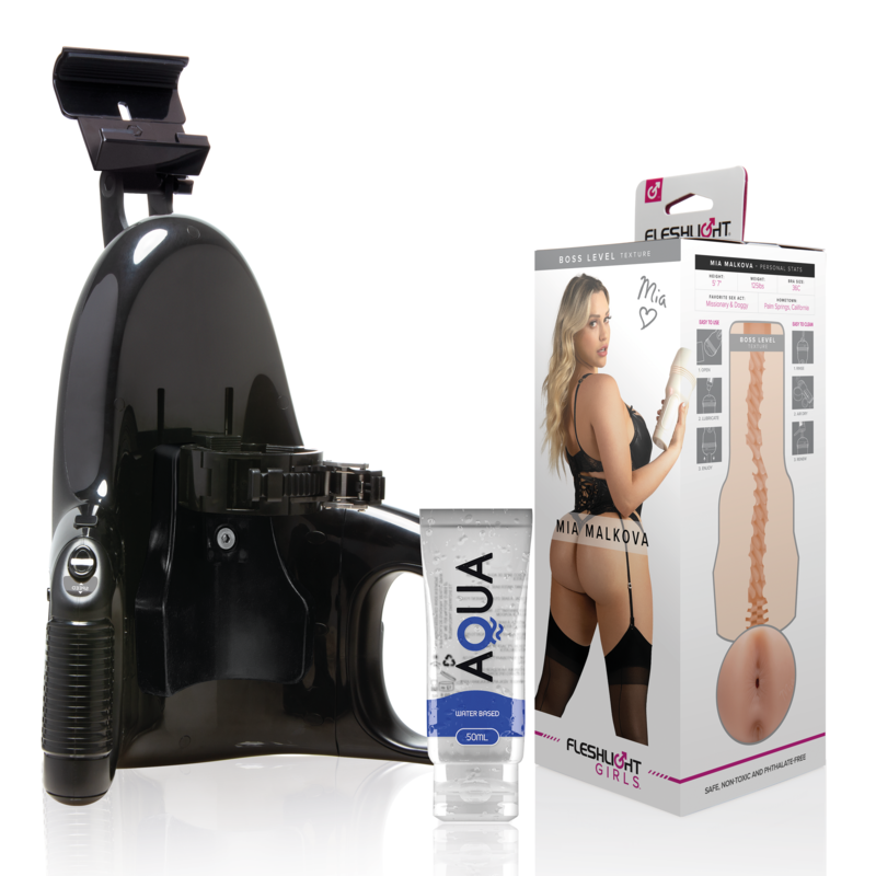 Fleshlight - Mia Malkova Boss Level + Lancement Universel + Lubrifiant Qualité Aqua 50 Ml 2 FLESHLIGHT - MIA MALKOVA BOSS LEVEL + LANCEMENT UNIVERSEL + LUBRIFIANT QUALITÉ AQUA 50 ML – Image 2