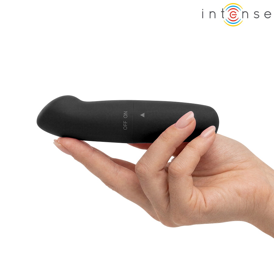 Intense - Phil Vibrateur Sous-Tête G Noir 13 Cm 4 INTENSE - PHIL VIBRATEUR SOUS-TÊTE G NOIR 13 CM – Image 4