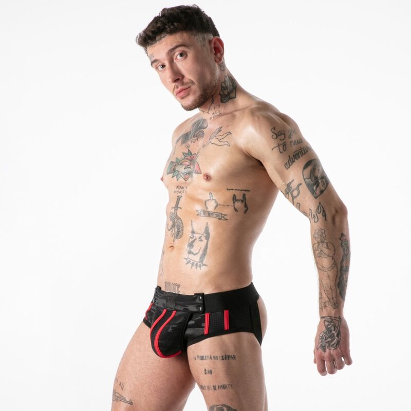 Locker Gear - Full Military Access Jock Brief Rouge S 12 LOCKER GEAR - FULL MILITARY ACCESS JOCK BRIEF ROUGE S – Image 2