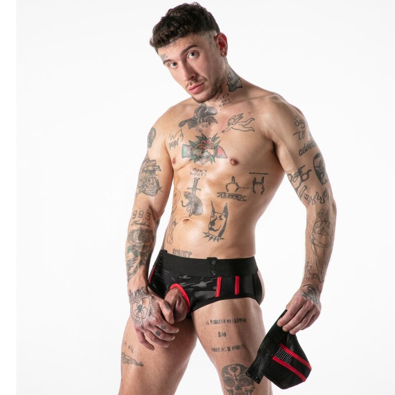 Locker Gear - Full Military Access Jock Brief Rouge S 13 LOCKER GEAR - FULL MILITARY ACCESS JOCK BRIEF ROUGE S – Image 3