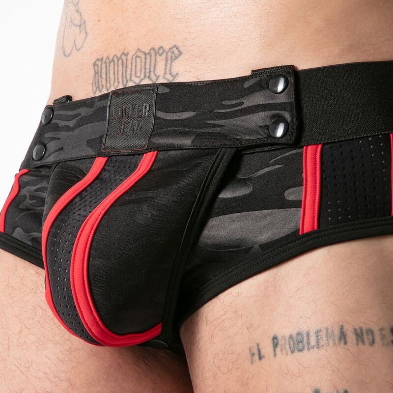 Locker Gear - Full Military Access Jock Brief Rouge S 15 LOCKER GEAR - FULL MILITARY ACCESS JOCK BRIEF ROUGE S – Image 5