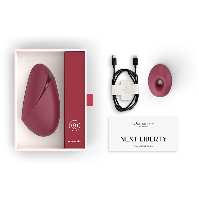Womanizer - Stimulateur Clitorial 3D Next Liberty Bordeaux 4 WOMANIZER - STIMULATEUR CLITORIAL 3D NEXT LIBERTY BORDEAUX – Image 4