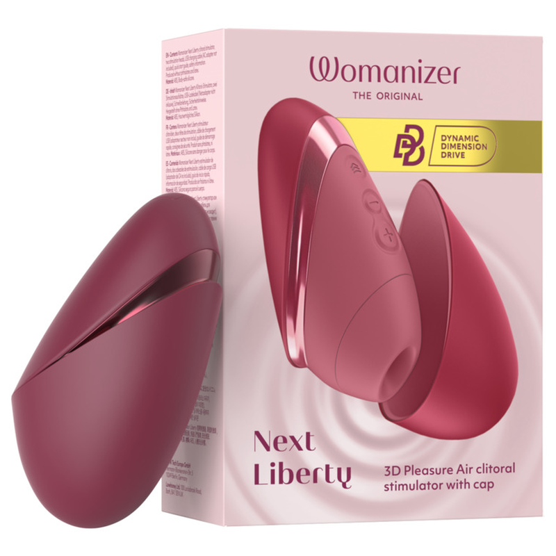 Womanizer - Stimulateur Clitorial 3D Next Liberty Bordeaux 2 WOMANIZER - STIMULATEUR CLITORIAL 3D NEXT LIBERTY BORDEAUX – Image 2