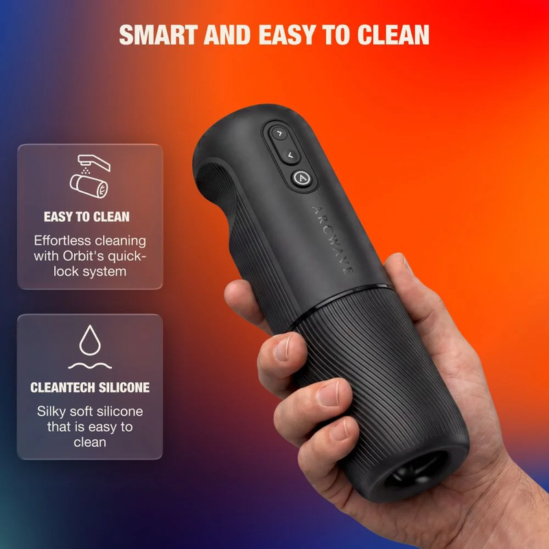 Arcwave - Orbit Masturbateur Masculin Rotatif À 360° Avec Contrôle Par Application Noir 2 ARCWAVE - ORBIT MASTURBATEUR MASCULIN ROTATIF À 360° AVEC CONTRÔLE PAR APPLICATION NOIR – Image 2