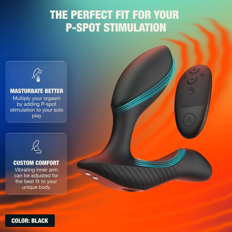 Arcwave - Perk Masseur De Prostate Vibrant À Double Moteur Et Télécommande Noir 2 ARCWAVE - PERK MASSEUR DE PROSTATE VIBRANT À DOUBLE MOTEUR ET TÉLÉCOMMANDE NOIR – Image 2