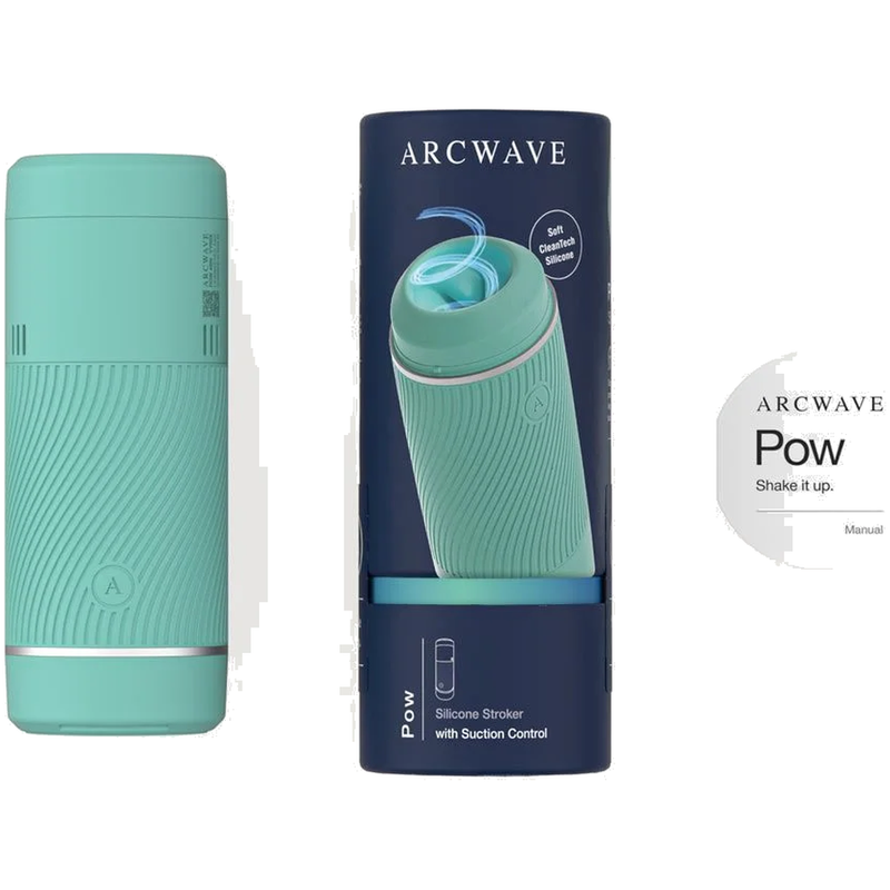 Arcwave - Pow Stroker Manuel Avec Contrôle De L'Aspiration Menthe 3 ARCWAVE - POW STROKER MANUEL AVEC CONTRÔLE DE L'ASPIRATION MENTHE – Image 3