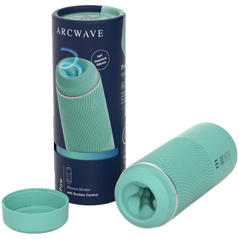 Arcwave - Pow Stroker Manuel Avec Contrôle De L'Aspiration Menthe 2 ARCWAVE - POW STROKER MANUEL AVEC CONTRÔLE DE L'ASPIRATION MENTHE – Image 2
