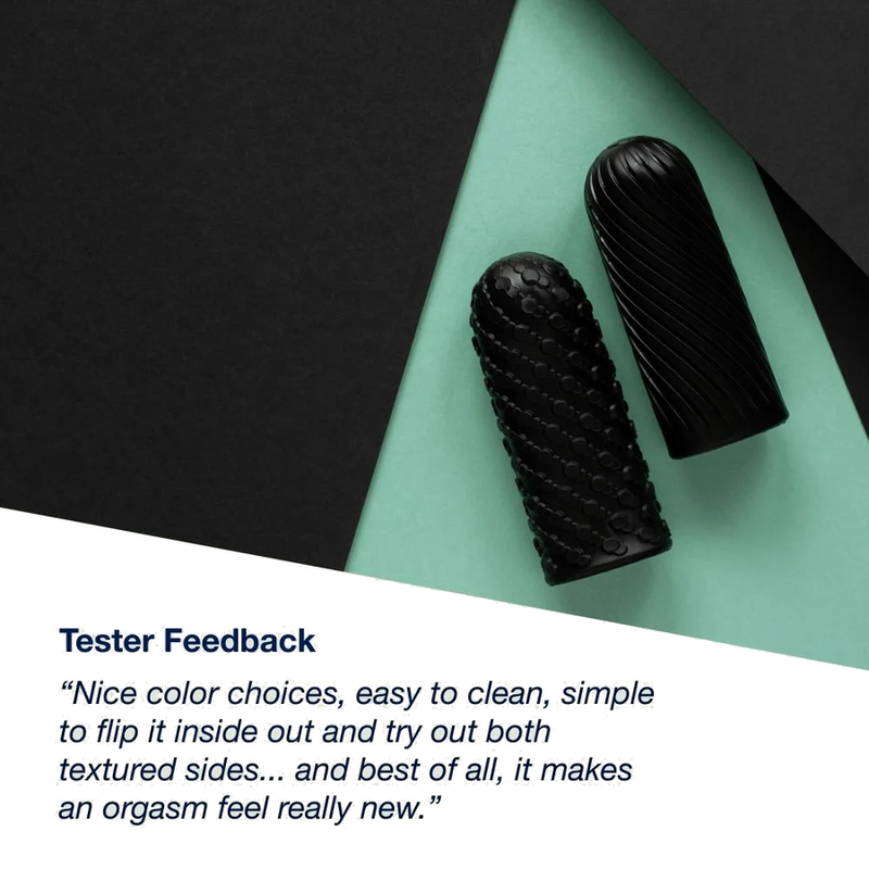 Arcwave - Ghost Stroker Réversible En Silicone Noir 5 ARCWAVE - GHOST STROKER RÉVERSIBLE EN SILICONE NOIR – Image 5