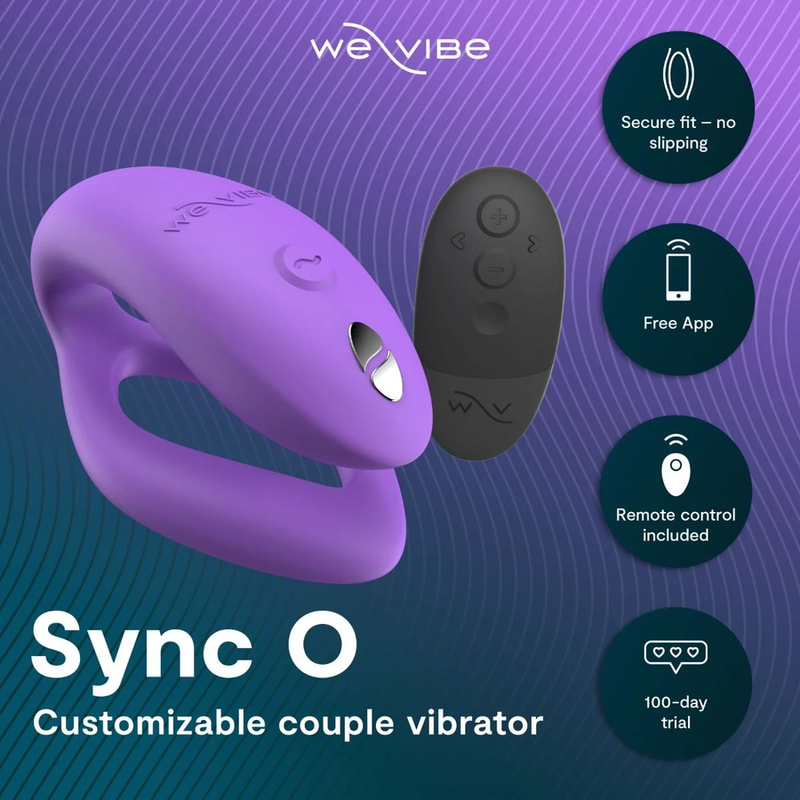 We-Vibe - Vibrateur De Couples Sync O Enveloppement-Stimulation Violet Clair 3 WE-VIBE - VIBRATEUR DE COUPLES SYNC O ENVELOPPEMENT-STIMULATION VIOLET CLAIR – Image 3