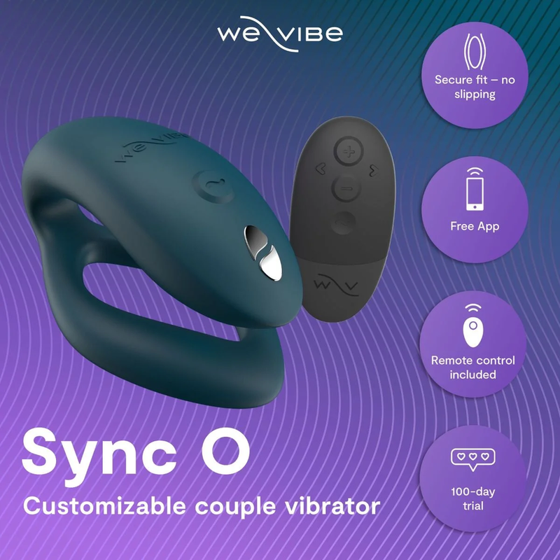 We-Vibe - Sync 2 Vibrateur Réglable Pour Couples Vert Velours 4 WE-VIBE - SYNC 2 VIBRATEUR RÉGLABLE POUR COUPLES VERT VELOURS – Image 4