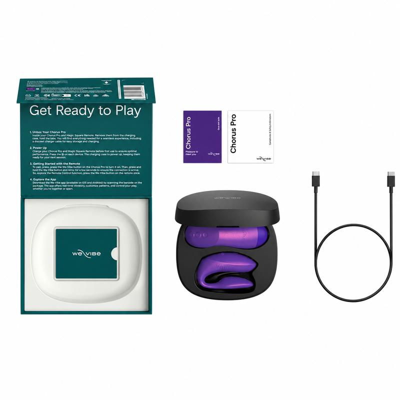 We-Vibe - Vibrateur Chorus Pro Premium Pour Couples Violet Cosmique 4 WE-VIBE - VIBRATEUR CHORUS PRO PREMIUM POUR COUPLES VIOLET COSMIQUE – Image 4