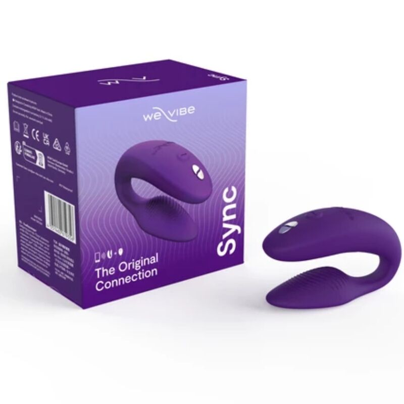 We-Vibe - Sync 2 Vibrateur Réglable Pour Couples Violet 2 WE-VIBE - SYNC 2 VIBRATEUR RÉGLABLE POUR COUPLES VIOLET – Image 2