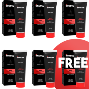 SPARTAN - GEL DERECCION-ORGASMO-DURACION DE PAREJA 100% VEGANO 5+1 GRATUIT