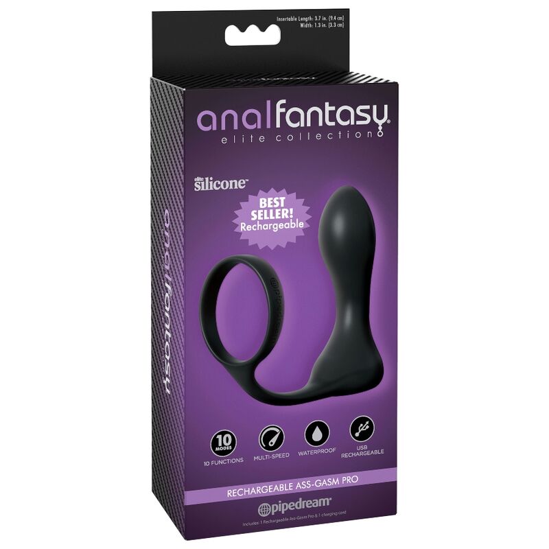 ANAL FANTASY ELITE COLLECTION - RECHARGEABLE ASS-GASM PRO – Image 3