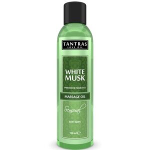 INTIMATELINE - HUILE DAMOUR TANTRAS MUSC BLANC 150 ML