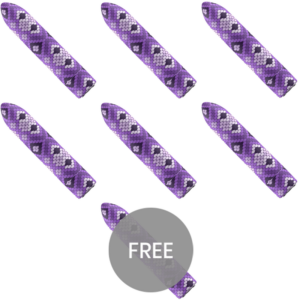 CUSTOM BULLETS - RECHARGEABLE SNAKE VIOLET MAGNETIQUE BULLET 10 INTENSITES 6 + 1 OFFERTE