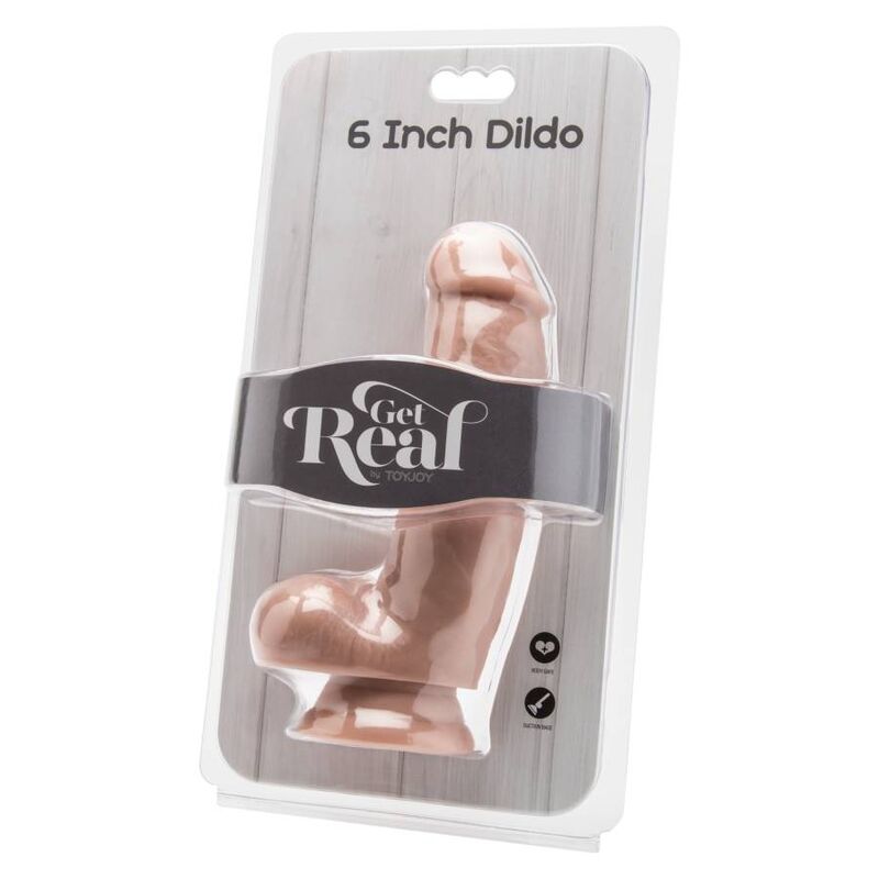 GET REAL - GODE 12 CM AVEC BILLES EN PEAU – Image 2