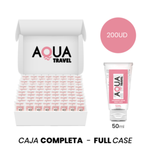 MOQ 200 - AQUA TRAVEL LUBRIFIANT À BASE DEAU SAVEUR CRÈME DE FRAISE AQUA TRAVEL - 50 ML
