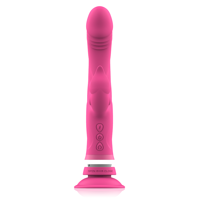 INTENSE - VIBRATEUR JULIO RABBIT SILICONE ROSE – Image 5