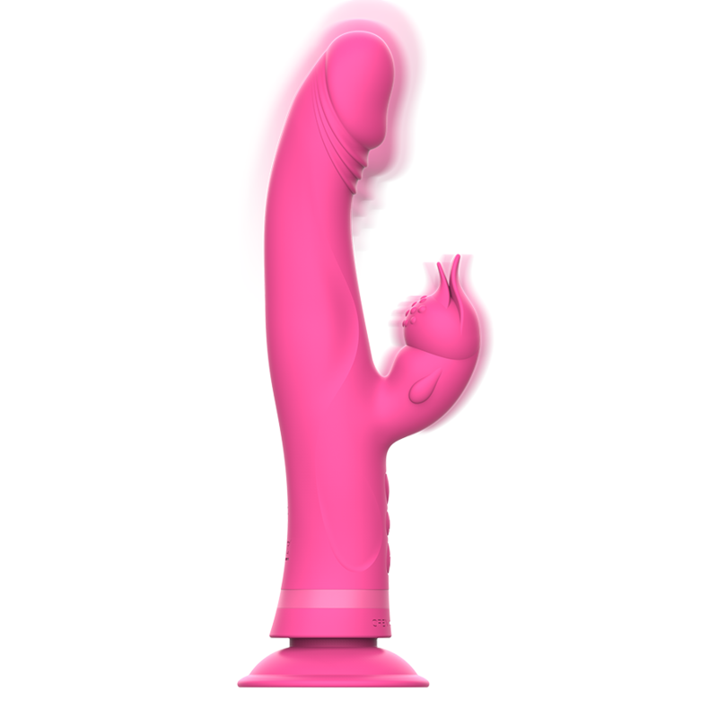 INTENSE - VIBRATEUR JULIO RABBIT SILICONE ROSE – Image 2