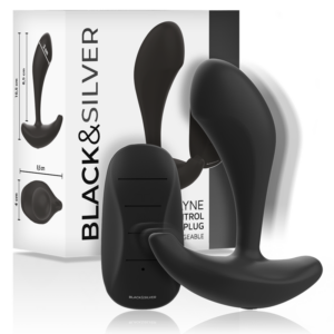 BLACKSILVER - TÉLÉCOMMANDE EN SILICONE POUR PLUG ANAL DWAYNE