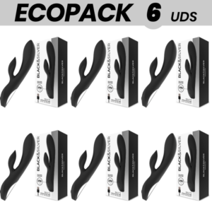 ECOPACK 6 UNITÉS - VIBRATEUR COMMANDE TACTILE BLACKSILVER KAULTZ