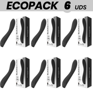 ECOPACK 6 UNITÉS - COMMANDE TACTILE DU VIBRATEUR KEAN BLACKSILVER