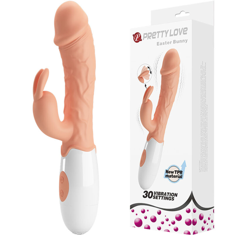 PRETTY LOVE - VIBRATEUR LAPIN DE PQUES AVEC STIMULATEUR 1 PRETTY LOVE - VIBRATEUR LAPIN DE PQUES AVEC STIMULATEUR